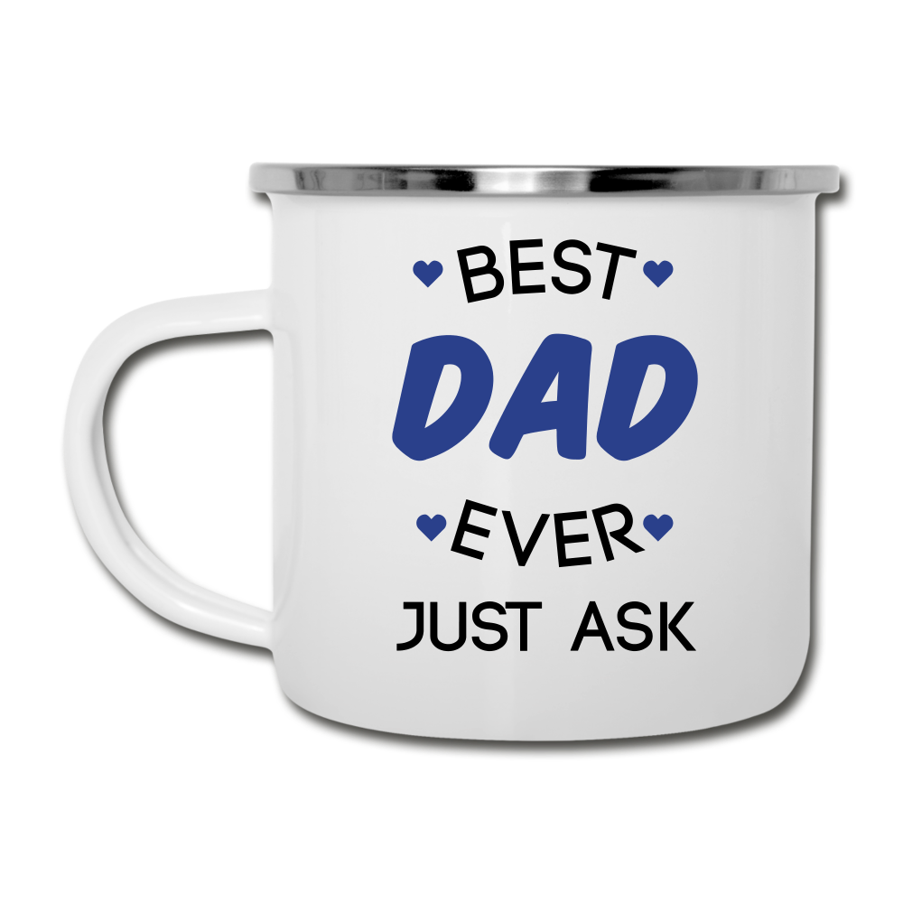 Best Dad Ever Camper Mug - white