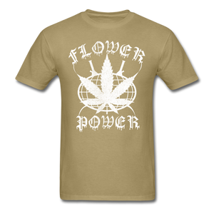 Shorty's Flower Power Men's T-Shirt - khaki