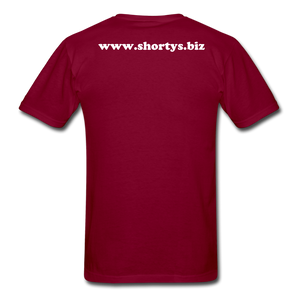 Shorty's Flower Power Men's T-Shirt - burgundy