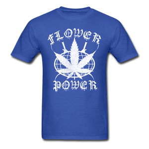 Shorty's Flower Power Men's T-Shirt - royal blue