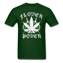 Shorty's Flower Power Men's T-Shirt - forest green