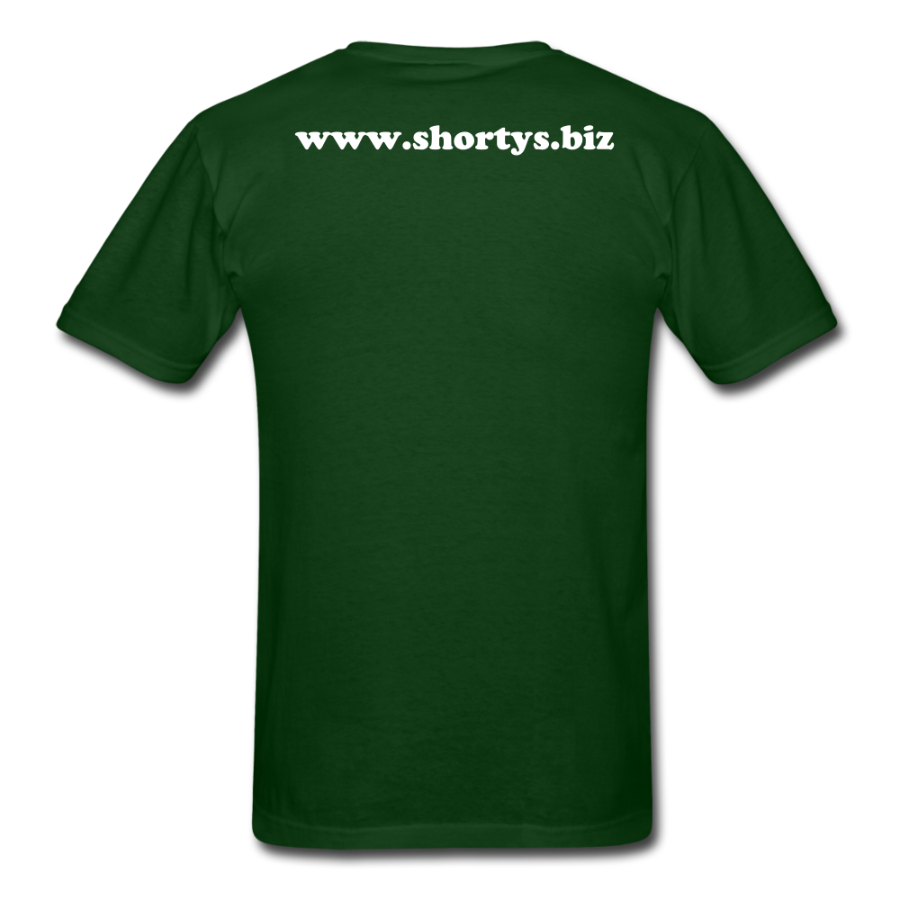 Shorty's Flower Power Men's T-Shirt - forest green