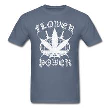 Shorty's Flower Power Men's T-Shirt - denim